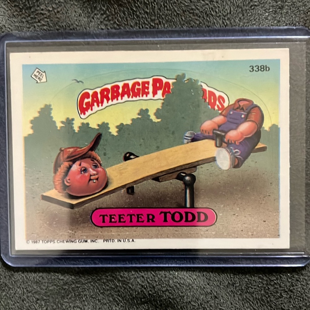Garbage pail kids card